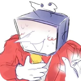 Telegram sticker 🥵 IT'S TV TIME @TgEmodziBot