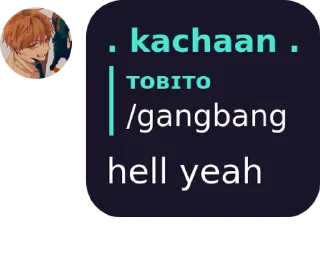 Телеграм стикер ✔️ . kachaan's