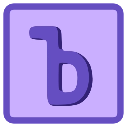 Sticker 🔤 Фиолетовый 💜  от @emoji_png_vector