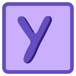 Sticker 🔤 Фиолетовый 💜  от @emoji_png_vector