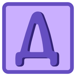 Sticker 🔤 Фиолетовый 💜  от @emoji_png_vector