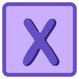 Sticker 🔤 Фиолетовый 💜  от @emoji_png_vector