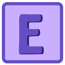 Sticker 🔤 Фиолетовый 💜  от @emoji_png_vector