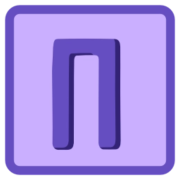 Sticker 🔤 Фиолетовый 💜  от @emoji_png_vector