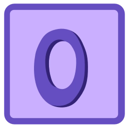 Sticker 🔤 Фиолетовый 💜  от @emoji_png_vector