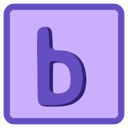 Sticker 🔤 Фиолетовый 💜  от @emoji_png_vector