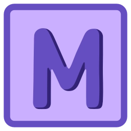 Sticker 🔤 Фиолетовый 💜  от @emoji_png_vector