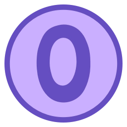 Sticker 0️⃣ Фиолетовый 💜  от @emoji_png_vector