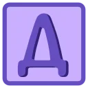 Video sticker 🔤 Фиолетовы...