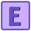 Video sticker 🔤 Фиолетовы...