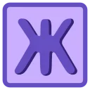 Video sticker 🔤 Фиолетовы...