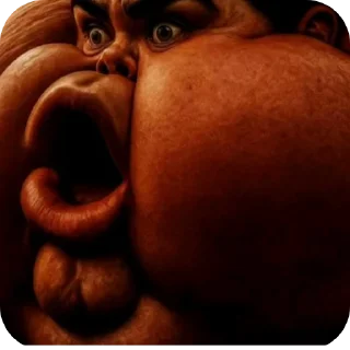 Telegram sticker 👄 Великий Жирмаксинг by @Geshka_dude