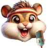 Sticker 🎤 Hamster Kombat @Faittereya