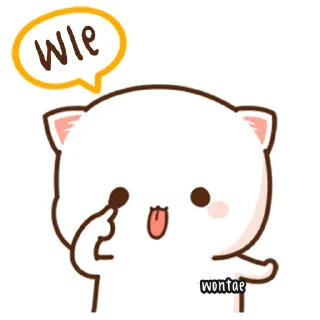 Video sticker 🍥 Mochi Mochi Peach Cat by @wontae