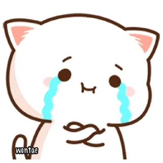 Telegram sticker 🍥 Mochi Mochi Peach Cat by @wontae