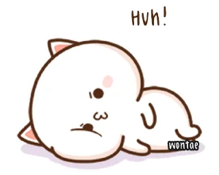 Telegram sticker 🍥 Mochi Mochi Peach Cat by @wontae