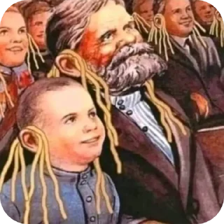 Video sticker 🍜 Лапша на уши  @stickers_grenka