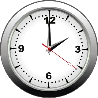 Video sticker 🕑 It's Time!