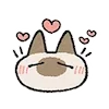 Video sticker 🥰 Siamese Cat Lil Be...