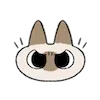 Video sticker 😠 Siamese Cat Lil Be...