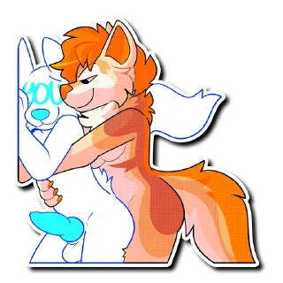 Telegram sticker 💦 Luna