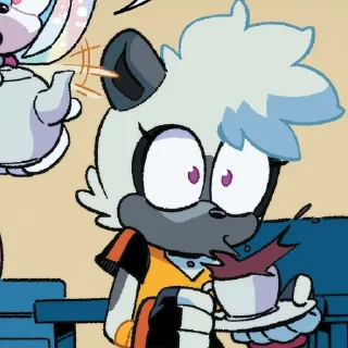 Telegram sticker 😳 ~✨💛 Tangle ᵗʰᵉ ˡᵉᵐᵘʳ & Whisper ᵗʰᵉ ʷᵒˡᶠ  🖤✨~ @Dark_Dead_End
