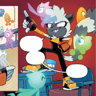 Telegram sticker 💪 ~✨💛 Tangle ᵗʰᵉ ˡᵉᵐᵘʳ & Whisper ᵗʰᵉ ʷᵒˡᶠ  🖤✨~ @Dark_Dead_End