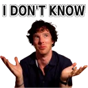 Telegram sticker 🤗 Benedict Cumberbatch