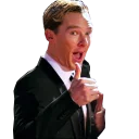 Telegram sticker 👍 Benedict Cumberbatch