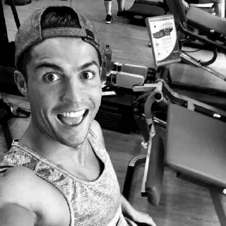 Telegram sticker ♟ ‌ ‌  ‌ ‌ ‌ ‌     ‌𝖱𝗈𝗇𝖺𝗅𝖽𝗈 @Denny9x 6.𝗑︎o