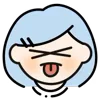 Video sticker 😝 Girls ➜ @emojipr...