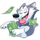 Telegram sticker 💸 Hussie Goodboy