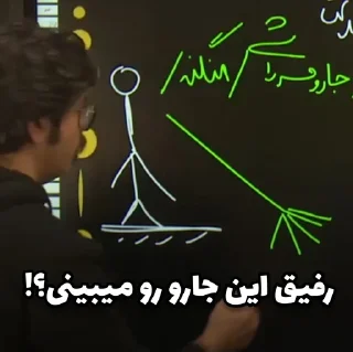 Telegram sticker ✅ پروردگار فیزیک شجاعی