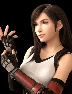 Sticker 👊 TifaLockhart by @genesis_rhapsodos