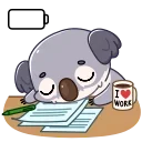 Telegram stiker 😪 Kozy Koala