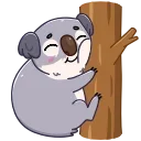 Telegram stiker 🥰 Kozy Koala