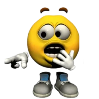 Telegram sticker 😲 3D Смайлики 2 @stickers104
