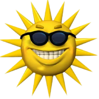 Telegram sticker 😎 3D Смайлики 2 @stickers104