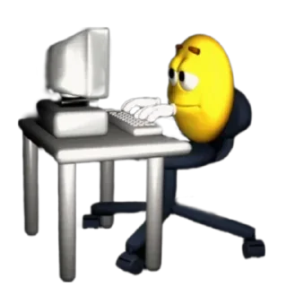 Telegram sticker 🖥 3D Смайлики 2 @stickers104