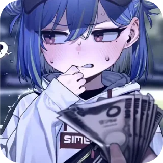 Telegram sticker 🤑 nagisa