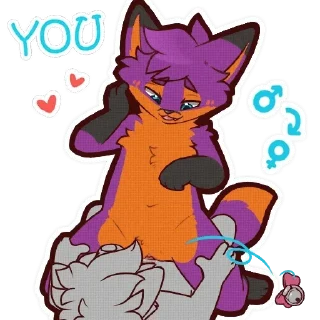 Telegram sticker 💞 NSFW cub girls — @stckrRobot