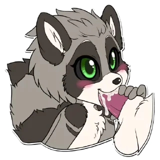 Telegram sticker 🍆 NSFW cub girls — @stckrRobot