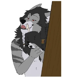 Телеграм стикер 😏 Mjodvitnir_SFW