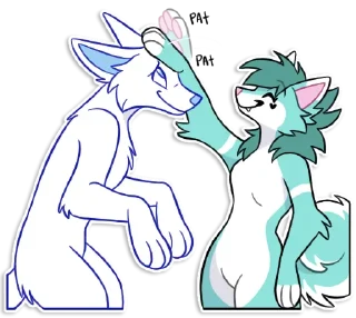 Telegram sticker 😁 Saturn Husky! @cosmicsaturn