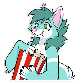 Video sticker 🍿 Saturn Husky! @cosmicsaturn