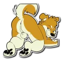 Telegram sticker 🍑 Chastity boys