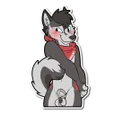 Telegram sticker 🔐 Chastity boys