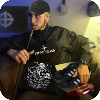 Телеграм стикер 🫥 Pitrerie