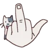 Sticker 🖕 vebbtorik ot @hletterdudemybeloved 💋