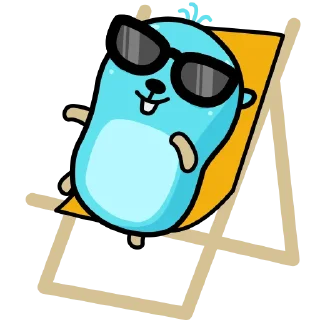 Телеграм стикер ☀️ Free Gophers Pack